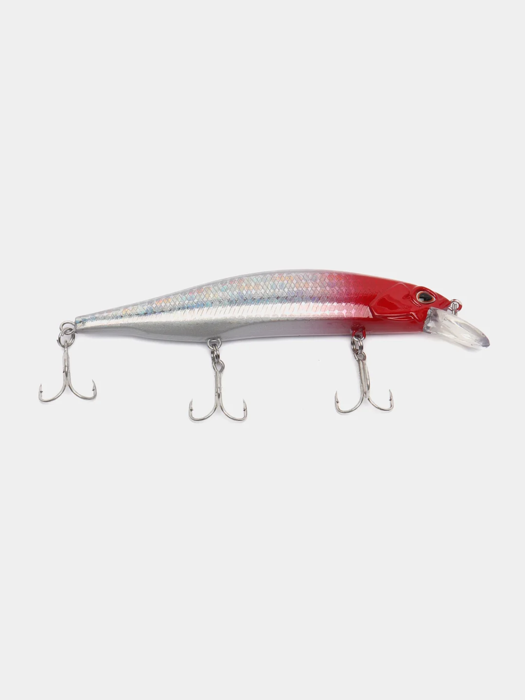 Красный рыболовный воблер "Минноу" (Minnow), 11 см, 15 г, 7 цветов