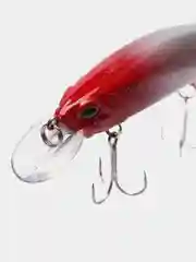 Красный рыболовный воблер "Минноу" (Minnow), 11 см, 15 г, 7 цветов