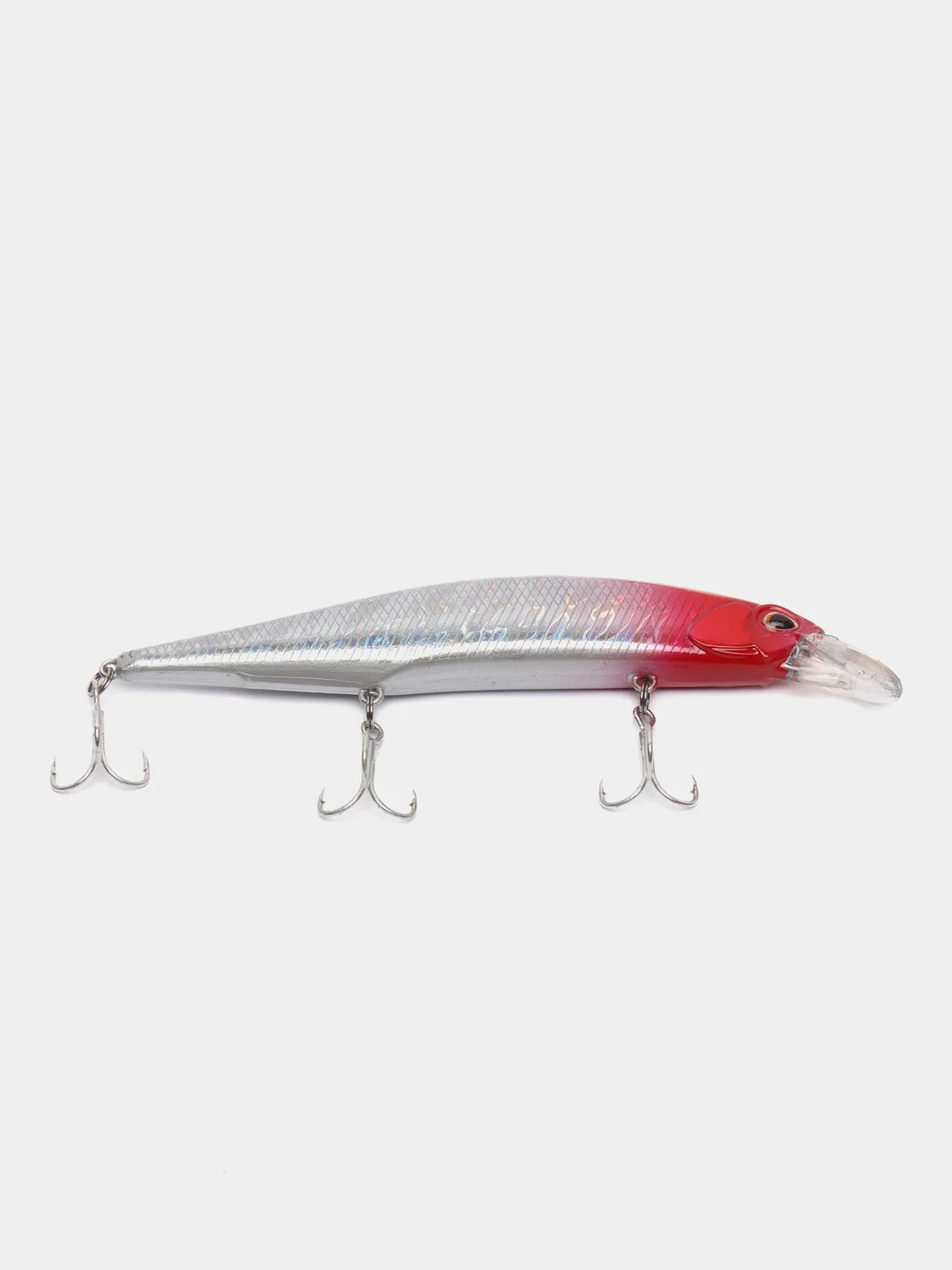 Красный рыболовный воблер "Минноу" (Minnow), 12 см, 17 г, 9 цветов
