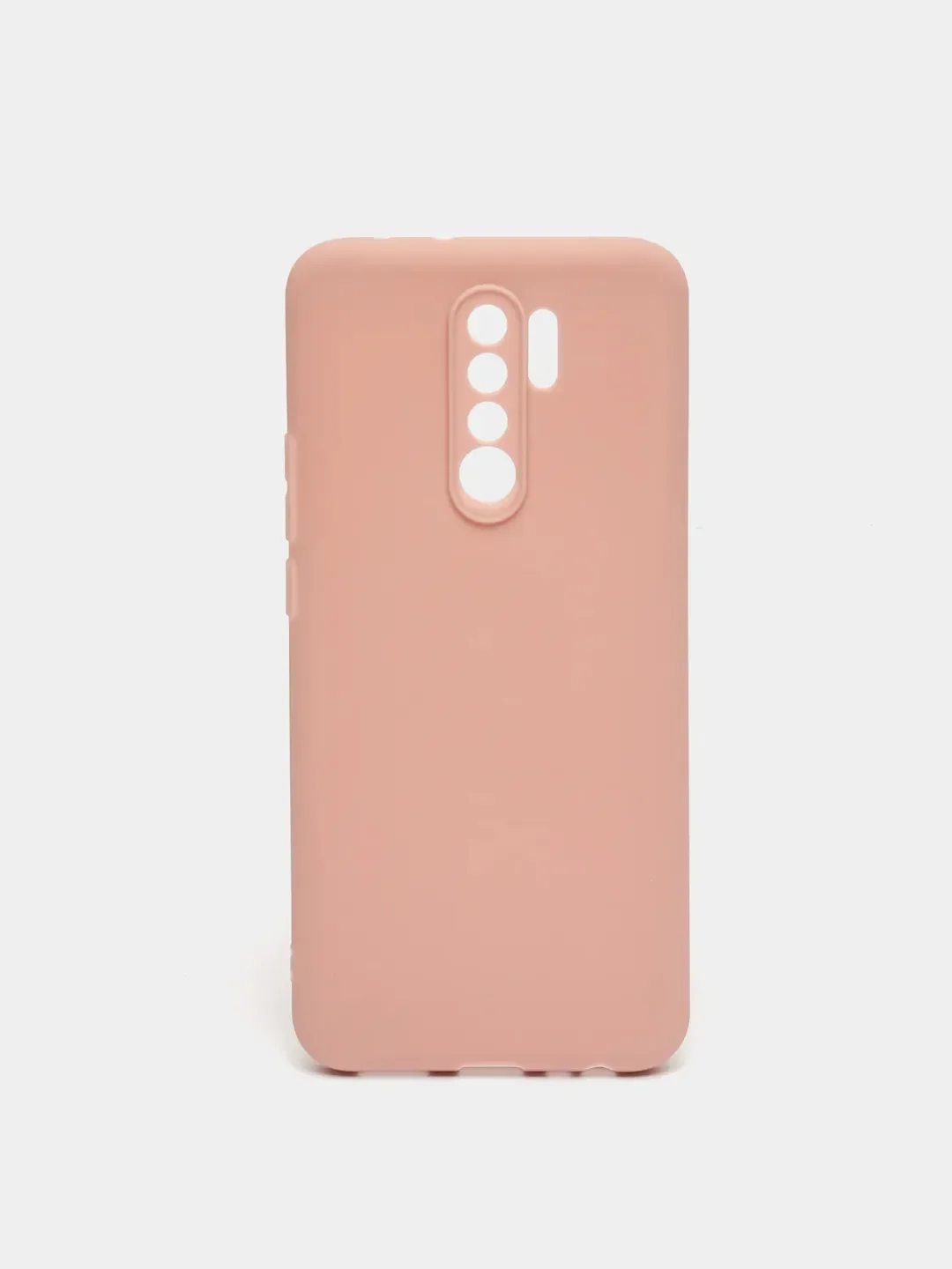 Розовый однотонный силиконовый чехол Xiaomi MI Redmi NOTE 3 7 7A 8 8A 9 9C 8t 9t 11 Pro Lite