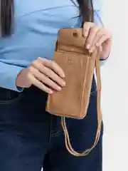 Карамельный сумка кросс-боди, клатч-кошелёк