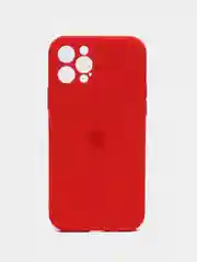 Красный чехол на iPhone 13, 12, 11, XR, 7, 8, SE, 8+, 7+, 6s, 6, Pro, Max, силиконовый