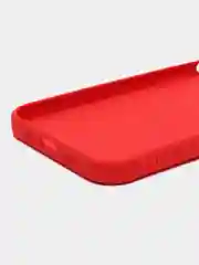 Красный чехол на iPhone 13, 12, 11, XR, 7, 8, SE, 8+, 7+, 6s, 6, Pro, Max, силиконовый