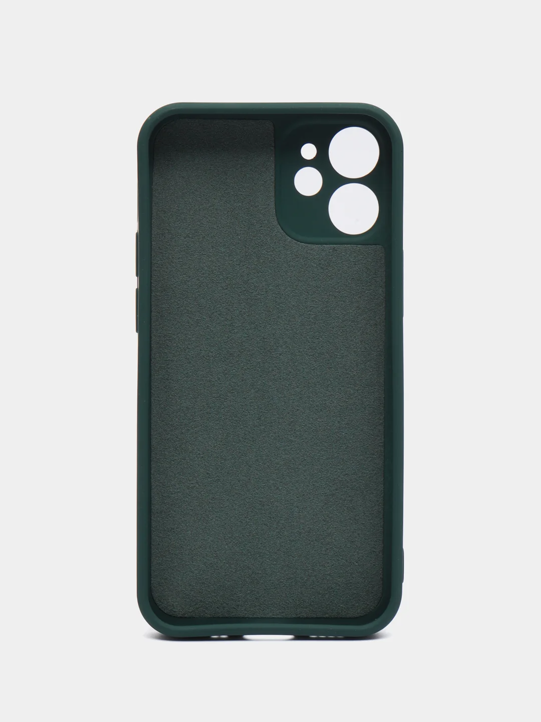 Зеленый чехол на iPhone 13, 12, 11, XR, 7, 8, SE, 8+, 7+, 6s, 6, Pro, Max, силиконовый