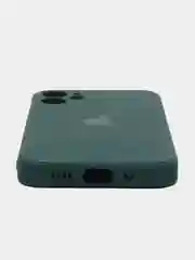 Зеленый чехол на iPhone 13, 12, 11, XR, 7, 8, SE, 8+, 7+, 6s, 6, Pro, Max, силиконовый