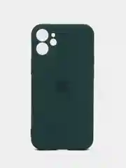 Зеленый чехол на iPhone 13, 12, 11, XR, 7, 8, SE, 8+, 7+, 6s, 6, Pro, Max, силиконовый