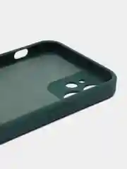 Зеленый чехол на iPhone 13, 12, 11, XR, 7, 8, SE, 8+, 7+, 6s, 6, Pro, Max, силиконовый