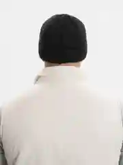 Угольный шапка мужская, утепленная флисом