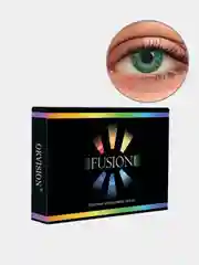 Лайм цветные контактные линзы OKVision Fusion monthly 0.00, -6.00/14/8.6, 1 месяц