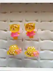 Желтый детские колечки / Разные цвета / Разные формы