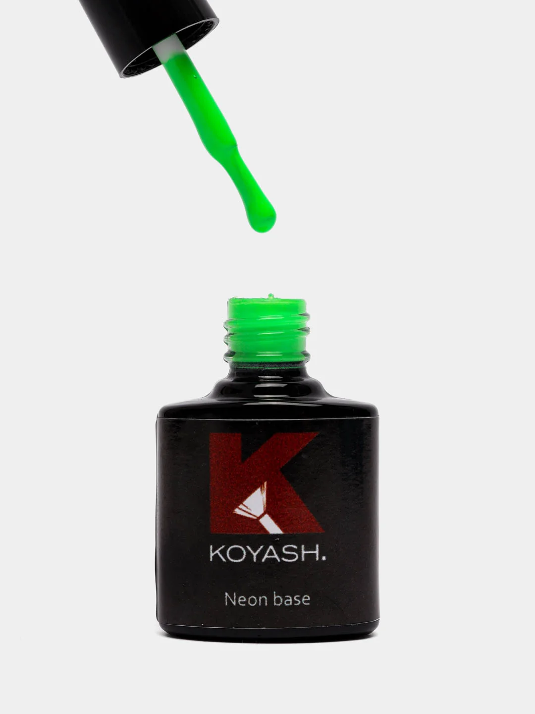 Салатовый цветная база для ногтей, гель-лака камуфлирующая Koyash, для маникюра