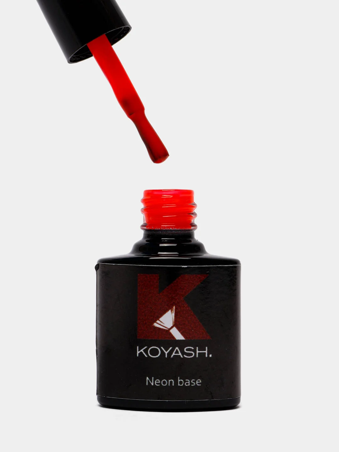 Красный цветная база для ногтей, гель-лака камуфлирующая Koyash, для маникюра