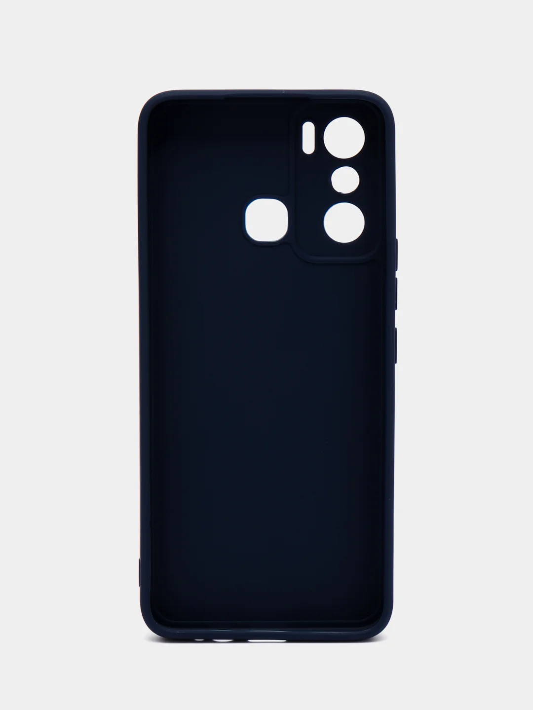 Синий силиконовый чехол для Infinix Hot 20 Play 4G (Инфиникс Хот 20 плей)