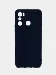 Синий силиконовый чехол для Infinix Hot 20 Play 4G (Инфиникс Хот 20 плей)