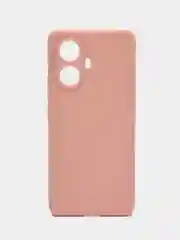 Розовый чехол для Realme 10 Pro+ 5G / 10 Pro Plus 5G (Реалми 10 Про Плюс 5 Джи), прозрачный