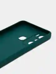 Зеленый силиконовый чехол для Infinix Hot 20 Play 4G (Инфиникс Хот 20 плей)