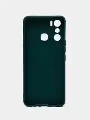 Зеленый силиконовый чехол для Infinix Hot 20 Play 4G (Инфиникс Хот 20 плей)