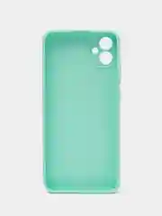 Бирюзовый чехол для Samsung Galaxy A04E, прозрачный (Самсунг Галакси А04Е)