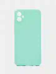 Бирюзовый чехол для Samsung Galaxy A04E, прозрачный (Самсунг Галакси А04Е)