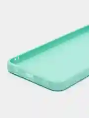 Бирюзовый чехол для Samsung Galaxy A04E, прозрачный (Самсунг Галакси А04Е)