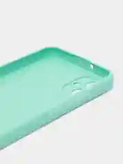 Бирюзовый чехол для Samsung Galaxy A04E, прозрачный (Самсунг Галакси А04Е)