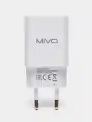 Белый сетевое зарядное устройство, 2 USB, 2.4 А