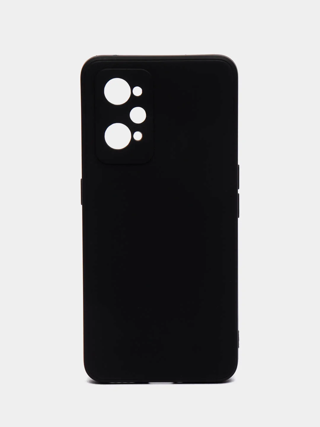 Черный чехол для Realme GT Neo 2 / GT 2 / GT Neo 3T ( ГТ Нео 2 / ГТ Нео 3Т ), силиконовый с защитой камеры, прозрачный