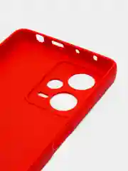 Красный чехол для Xiaomi Redmi Note 12 Pro + Plus 5G, силиконовый