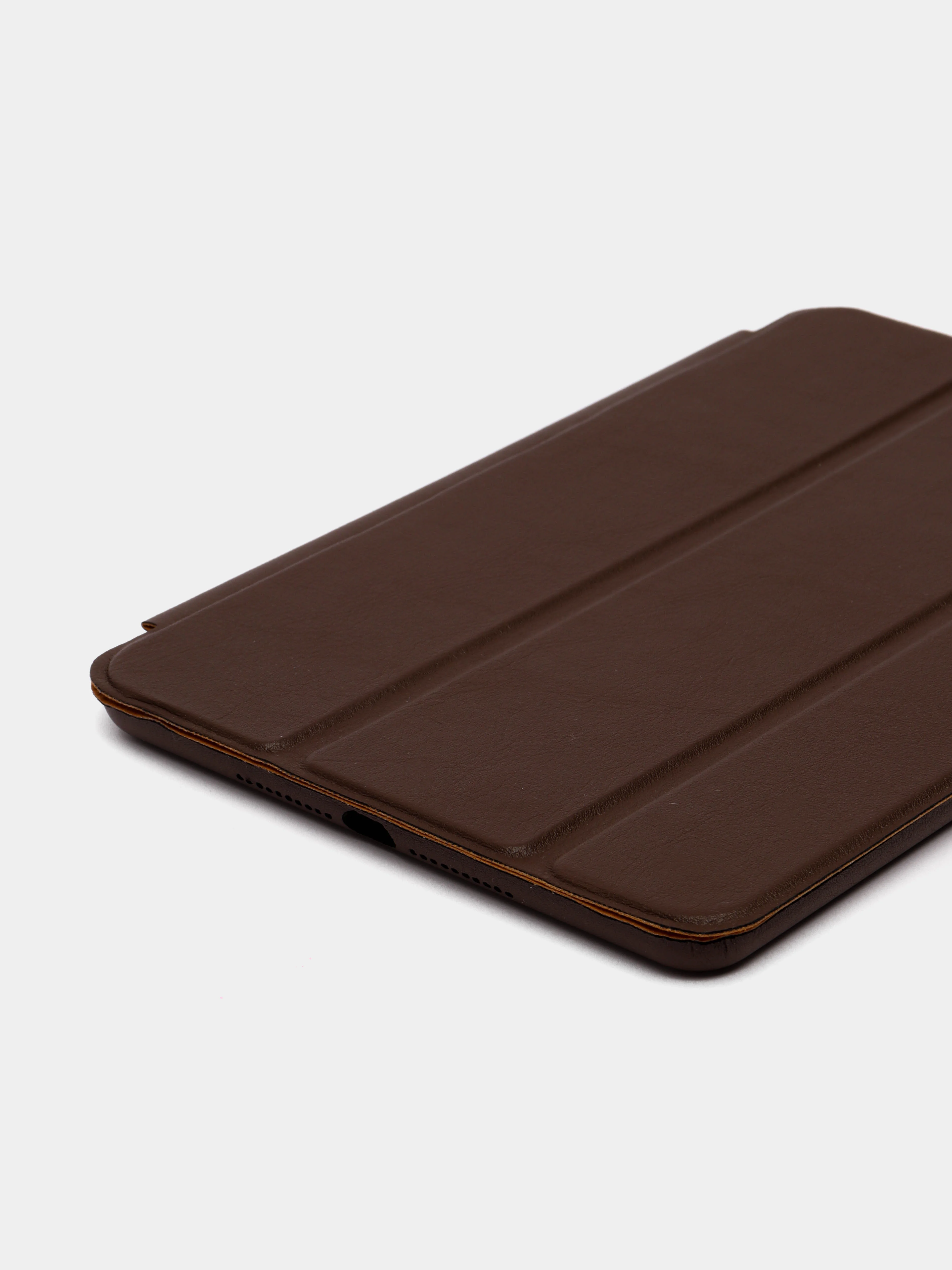 Коричневый чехол книжка для планшета iPad Mini 4, Mini 5, Air 10.5 2019, Pro 9.7 2016, Pro 11 2018