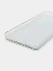 Голубой чехол силиконовый жидкий с блестками Samsung S21 Plus + Ultra