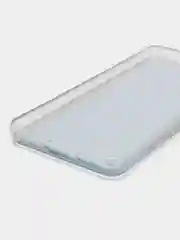 Синий чехол силиконовый жидкий с блестками Samsung S21 Plus + Ultra