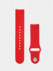 Коралловый силиконовый ремешок для Xiaomi Amazfit Bip / Huawei / Haylou / Samsung, с кнопкой, 22 мм