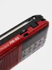 Красный радиоприёмник Maxvi PR-02