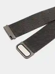 Тёмно-серый стальной ремешок "Миланская Петля" для Amazfit, Huawei, Haylou, Samsung Galaxy Watch