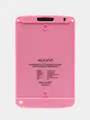 Розовый графический цветной планшет для заметок и рисование Maxvi MGT-01С, размер 8.5"