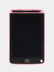 Розовый графический цветной планшет для заметок и рисование Maxvi MGT-01С, размер 8.5"