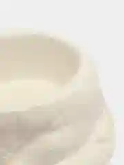 Белый кашпо для суккулентов