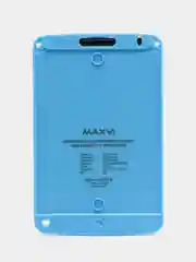 Синий графический планшет для заметок и рисование Maxvi MGT-01, размер 8.5"