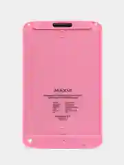 Розовый графический цветной планшет для заметок и рисование Maxvi MGT-02C, размер 10.5"