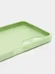 Зеленый чехол для Oppo A17 (Оппо А17),силиконовый прозрачный