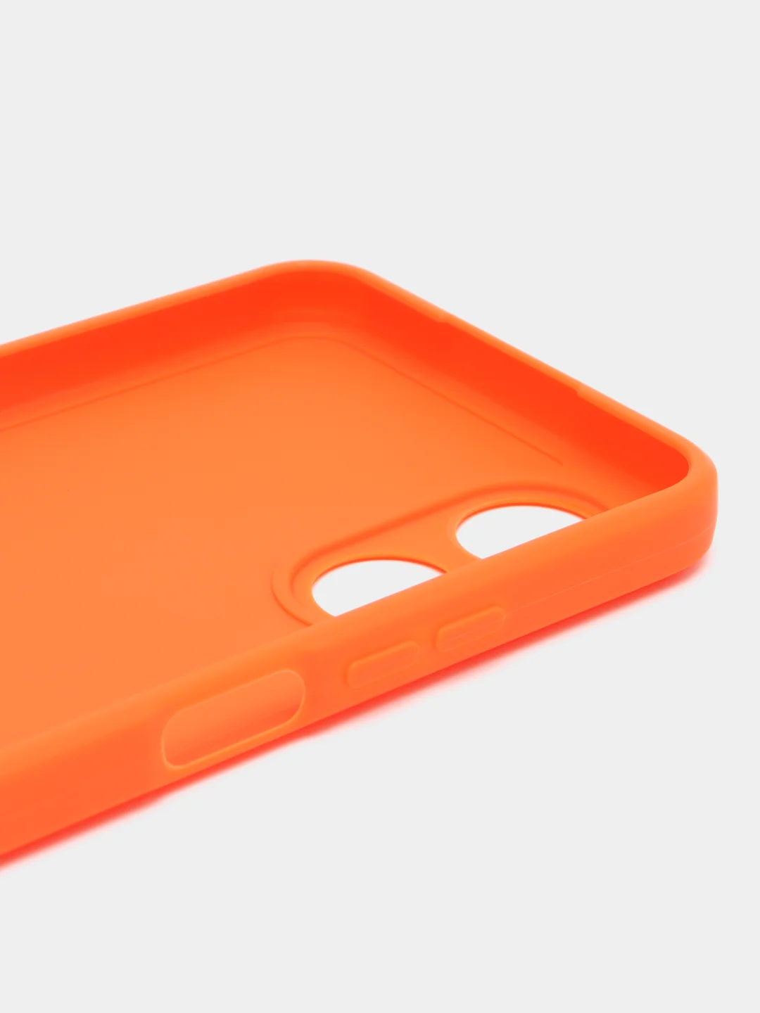 Оранжевый чехол для Oppo A17 (Оппо А17),силиконовый прозрачный