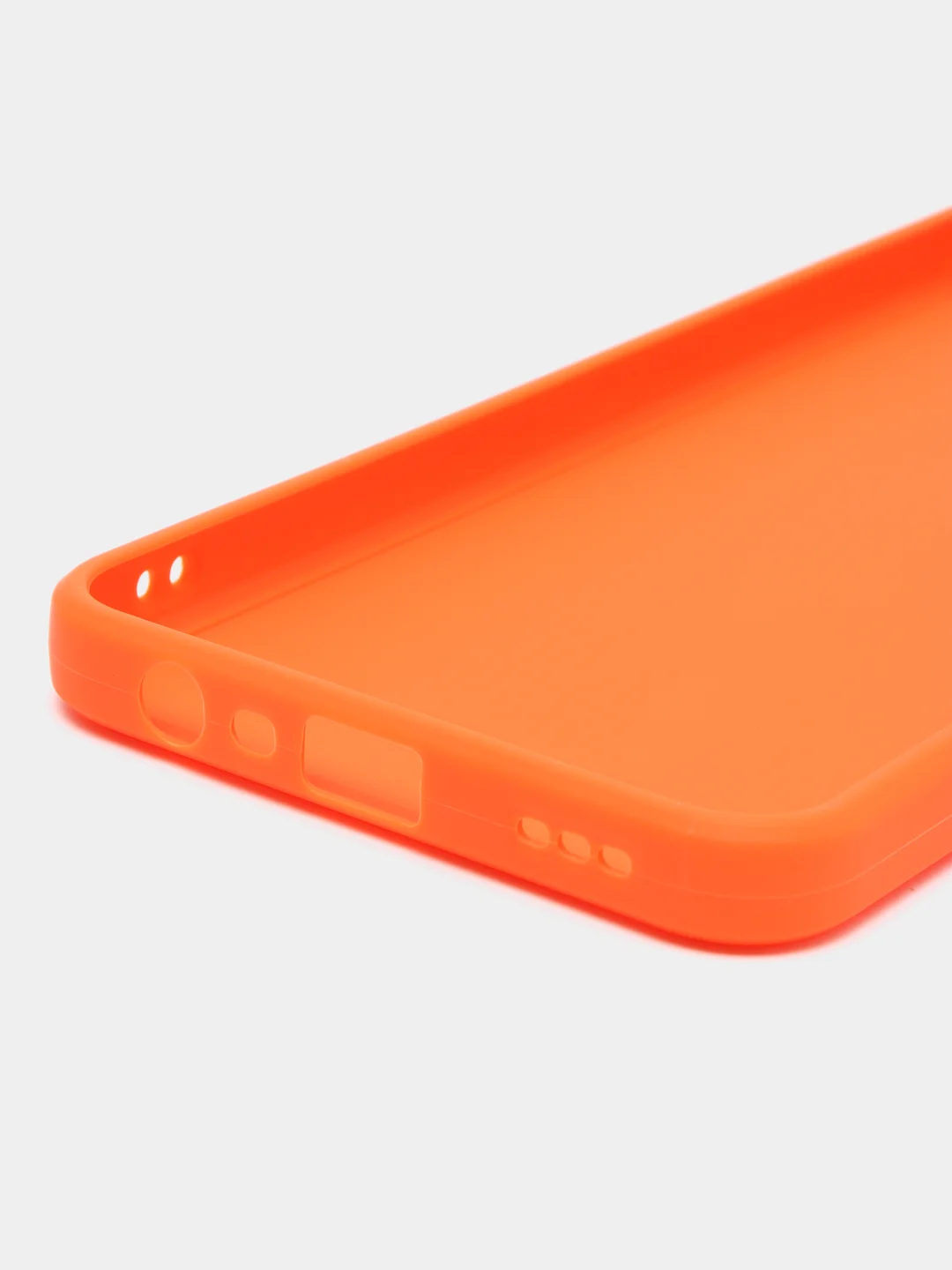 Оранжевый чехол для Oppo A17 (Оппо А17),силиконовый прозрачный
