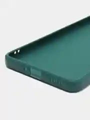 Тёмно-зелёный силиконовый чехол для Honor X9 (Хонор Х9), прозрачный