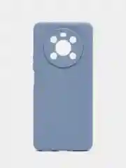 Синий меланж силиконовый чехол для Honor X9 (Хонор Х9), прозрачный
