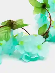 Синий сакура. Искусственная лиана для декора. искусственные цветы