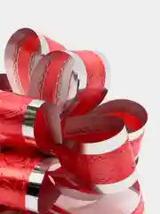 Кораллово-розовый бант-шар