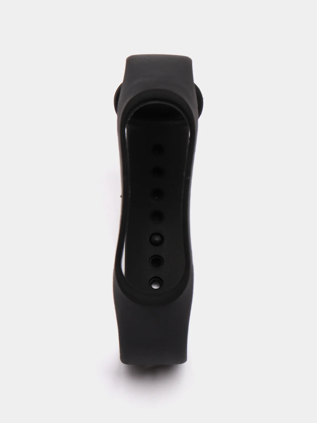 Силиконовый ремешок Xiaomi Mi Band 3, Mi Band 4, Сяоми Ми Бэнд 3, Ми Бэнд 4, черный