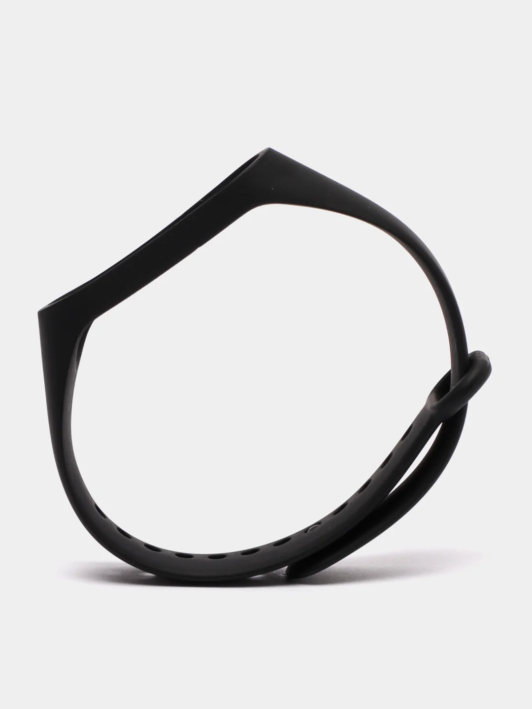 Силиконовый ремешок Xiaomi Mi Band 3, Mi Band 4, Сяоми Ми Бэнд 3, Ми Бэнд 4, черный