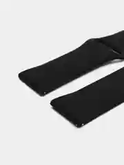 Черный силиконовый ремешок для Xiaomi Amazfit Bip / Huawei / Samsung, 20 мм / 22 мм, с кнопкой