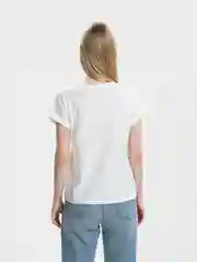 Белый футболка женская